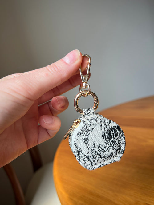 Jewelry Storage Pouch Keychain